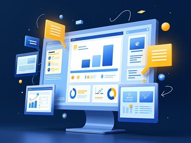 Exciting giveaway banner showcasing hotel software interface dashboard elements
